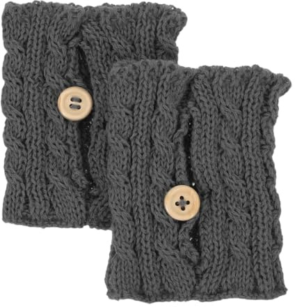 JEWEDECO 2 Stück Gestrickte Tassenwärmer für Kaffeebecher und Teetassen mit Wärmeschutz Vielseitig Einsetzbar Pflegeleicht Stilvolles Design für Zuhause und Büro