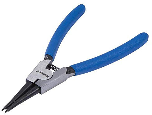 Blue Spot Tools 08704 External Straight Tip Circlip Plier, Blue, 150 mm