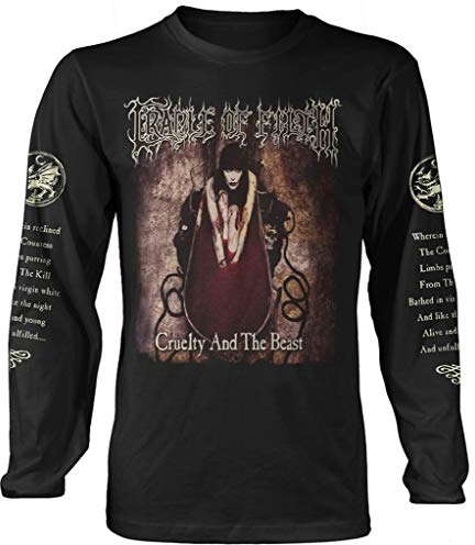 Cradle of Filth 'Cruelty and The Beast' Long Sleeve Shirt (Small) Black