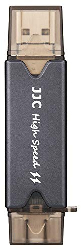 USB 3.0 SD-Kartenleser für SDXC, SDHC, SD, MMC, RS-MMC, Micro SD SDXC SDHC, UHS-I, TF Digitalkamera, Handys, Speicherkartenleser für PC, Laptop, Smartphones mit Linux OTG-Funktion, Grau