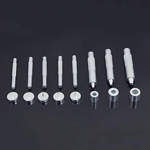 Oeillets Emporte-pièces 3 mm à 14 mm en cuir Artisanat Trou creux Outils pour rivets et boutons, travail du cuir, bracelet de montre