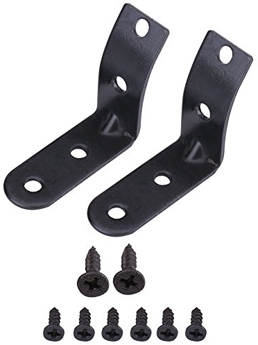 Nikou Black Glove Box Hinge Repair Kit - Repairing Glove Boxes Simple Installation for Au-di A4 S4 RS4 B6 8E 2002-2008