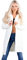 Crazy Girls Womens Chunky Knit Long Cardigan, Cream, ML (UK 12-14)