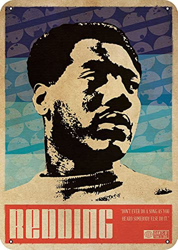 Soul Funk Musikposter Otis Redding Soul Funk Art Metall Blechschild 20,3 x 30,5 cm Wanddekoration