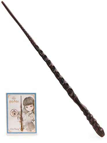 HARRY POTTER - BAGUETTE MAGIQUE DELUXE CHO CHANG WIZARDING WORLD - Baguette Magique Authentique Cho Chang 30 cm Avec Carte de Sort - Jouet Enfant 6 ans et +