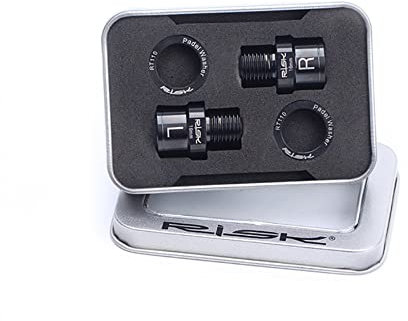 Fahrrad Pedal Verlängerung, Metall Fahrrad Pedal Extender Fahrradpedaladapter Kurbelverlängerung Extender Extended Pedal Spacer Radfahrer Zubehör für MTB Mountain Street Bikes 16mm / 20mm,Schwarz 16mm