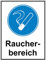 Nation Raucherbereich Aufkleber Sicherheitshinweis Infoschild Rauchen erlaubt Warnzeichen Selbstklebende Karte Sticker 19 x 14 cm - R028, Weiss