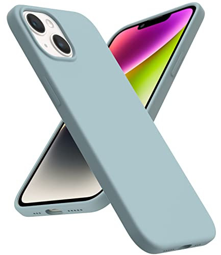 ACRONIX iPhone 14 Case - 6.1 Silky-Soft Touch Liquid Silicone Shockproof Case - Comprehensive Protection Cover - Succulent