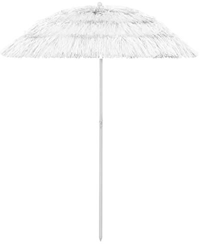 INLIFE Hawaii Sonnenschirm Weiß 180 cm