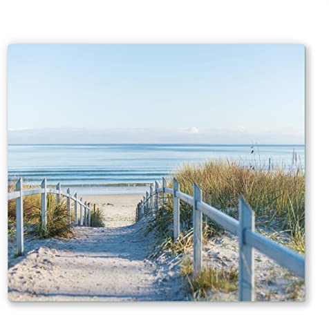 60x52cm - Herdabdeckplatte, Herdabdeckung für Glaskeramik-Kochfelder, Gehärtetes Glas, 60x52cm, mehrfarbig, Schneideplatte