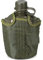 doorslay Bouteille de cantine militaire extérieure de 1 L pour camping, randonnée, survie, bouteille d'eau avec couvercle