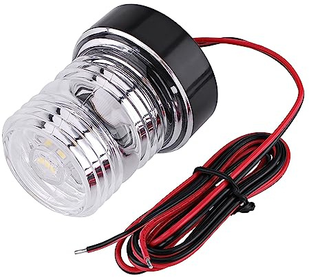 Dioche LED-Ankerlicht, Heckleuchte, ABS-Kunststoff, 12 V, Marine, Boot, Yachtgation, Rundum 360° LED-Ankerlicht