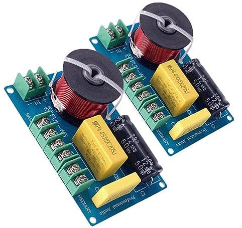 Graootoly 2 Piece 200W 3-Way Audio Hifi Filter Circuit Board Stereo Speaker Crossover Filters