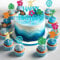 INACORN 49PCS Moana Cake Topper - Baby Moana Birthday Decorations for Memorable Party - Stunning Cake & Cupcake Toppers