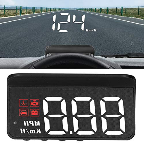 Car Head Up Display, OBD2 HUD Head Up Display, Car HUD Velocímetro Pantalla de Parabrisas Indicador Multifunción Alarma Fatiga Recordatorio de Conducción