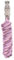 Merauno® Führstrick für Pferd - Anbindestrick in verschiedenen stylischen Designs, Führleine, Anbindeseil Pony, Esel, Ziege mit Panikhaken (Rosa, Violett)