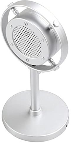 KONTONTY Microfono Vintage Finto Prop Microfono Simulato in Oro Rosa Decorazioni Musicali Per Feste Di Compleanno E Karaoke