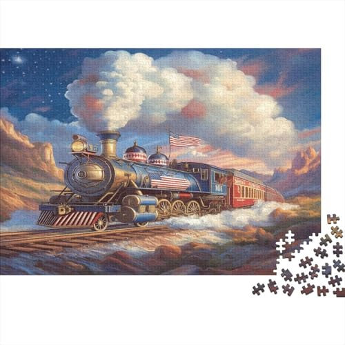 Dampfzug Puzzle 1000 Teile Erwachsene Puzzles Für Erwachsene Klassische Puzzles 1000 Teile Erwachsene Puzzlespiel Schwer Pädagogisches Spielzeug Erwachsene Kinder Puzzel 1000pcs (75x50cm)