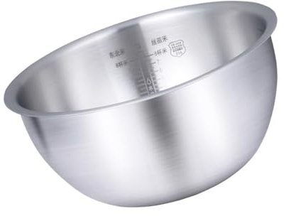 HGDSWE Kompatibel Mit Xiaomi YLIH02CM 304 Material 3L Reiskocher Edelstahl Unbeschichteter Reiskocher Liner Pot 3L Dicker Wasserkocher