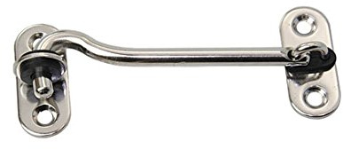 Yacht Steel Edelstahl Sturmhaken 84mm mit Beschlag