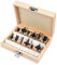 Gloriashoponline KIT 12 FRESE PANTOGRAFO DECORAZIONI LEGNO FRESA TAGLIO SCANALATURA 6 8 12 MM (Gambo 6 mm)