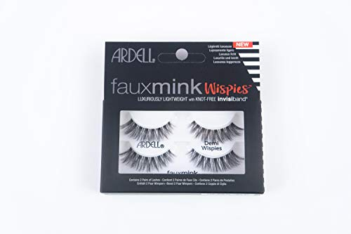 Paquet De cils Glamour De Faux Mink, Modèle Demi Wispies