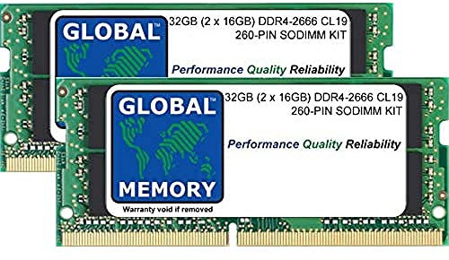 RAM KIT (32 GB (2 x 16 GB) DDR4 2666 MHz PC4-21300 260-PIN SODIMM RAM KIT für MAC Mini (2018)