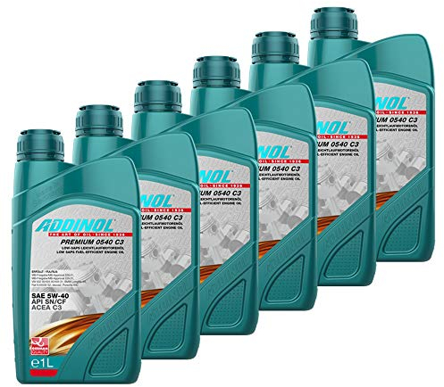 Addinol 6X Motoröl Motorenöl Motor Motoren Motor Oil Engine Oil Benzin Diesel 5W-40 Premium 0540 C3 1L 72098007