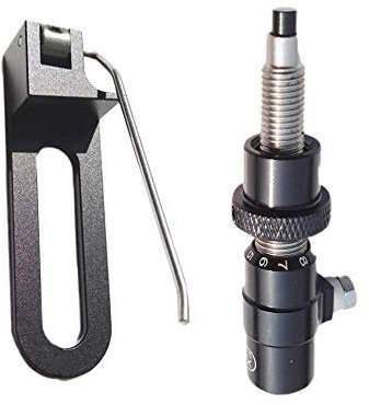 AMEYXGS Bogenschießen Magnetpfeil Pfeilauflagen für die rechte und Button Plunger Verwendet Aluminium Cushion Plunger für Recurve Bow (Black, Right Hand)