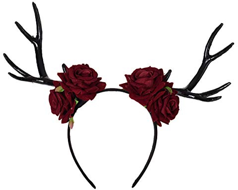 GRACEART Haarreif Haarreifen Geweih Geburtstag Party Haarschmuck Cosplay Weihnachten Karneval Haarband Zubehör (A)