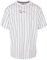 Karl Kani Herren KKMQ32041WHT Small Signature Pinstripe Tee White wht/blk/red, XS