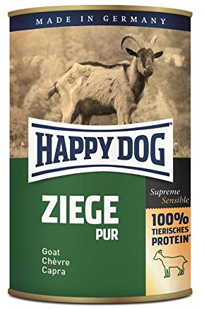 Happy Dog Dose Ziege Pur 400 g (Menge: 6 je Bestelleinheit)