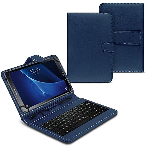 Tablet Tasche kompatibel für Samsung Galaxy Tab A6 10.1 2016 T580 T585 USB Tastatur Keyboard Hülle Schutzhülle Cover