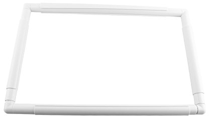 Stickrahmen Eckig, Stickcliprahmen, Frame Clip on Q Snap Cross Stitch Frame, Quadratische Stickrahmen, Kunststoff Nährahmen Zum Sticken, Handquilten, Nadelspitze, Seidenmalerei (Weiß, 43.1*27.9cm)