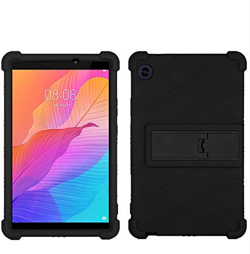 QYiD Hülle für VANKYO MatrixPad S8 Case, Leichte rutschfeste Stoßfeste Silikon Schutzhülle Tasche Case Cover für 8 VANKYO MatrixPad S8 / Dragon Touch Notepad Y80, Schwarz