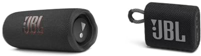 JBL Flip 6 Speaker Bluetooth Portatile, Cassa Altoparlante Impermeabile e Antipolvere & GO 3 Speaker Bluetooth Portatile, Cassa Altoparlante Wireless con Design Compatto