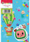 CoComelon Geschenkpapier, 4 Bögen, 4 Etiketten, Blattgröße 70 x 50 cm, offizielles Produkt, verantwortungsvoll bezogen