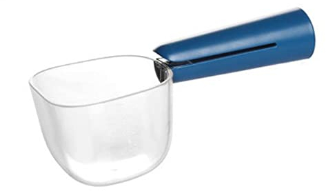 Taza De Comida para Mascotas para Perro Tazón De Alimentación para Gatos Cocina Cuchara Medidora ABSTaza Portátil con Suministros,Azul