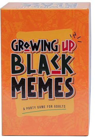 Growing Up Black Memes – ein Partyspiel für Erwachsene, kommen Sie mit den besten Beschriftungen, lustige Spiele-Nacht, ab 17 Jahren