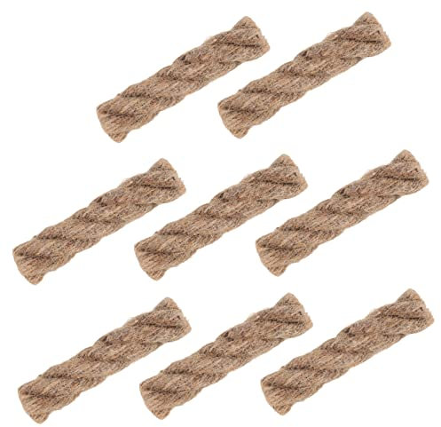 Homoyoyo 8pcs Outdoor Fire Rope Camping Fire Starters Flammable Ropes for Bbq Starter Igniter Camping Acessories