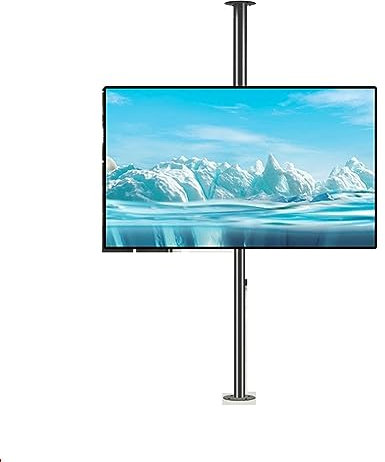 YUZDNM Soporte De TV - Soporte De Suelo con Marco Giratorio De 360 Grados para TV LCD - Soporte Ajustable para Montaje En Techo De TV, Compatible con Pantalla LED De 32-75 Pulgadas (Size : 60-85cm)