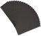 STEBRUAM Profi Schleifpapier Set 60 Körnung, 21 Stück Nass und Trocken Schleifpapier für Auto/Holzmöbel/Stein/Lack/Metall/Glas, 23 x 9 cm Schmirgelpapier