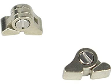 LutumE charnière 10 Paires de charnières de Lunettes 2.5mm, pour réparation de charnières de Lunettes, Accessoires de Lunettes de qualité de Remplacement