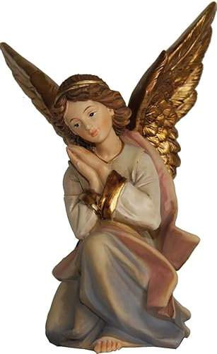 FADEDA ángel/Altura: 6cm/Pintado a Mano/Figuras de belén detalladas decoración de Mesa navideña Accesorios de belén