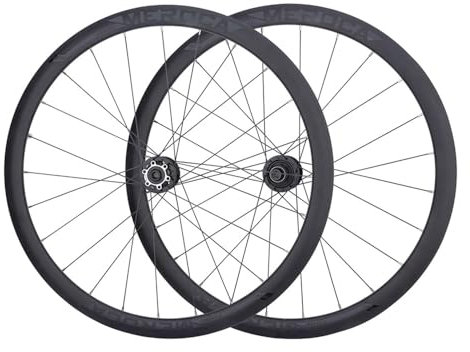LSRRYD Rennrad Laufradsatz 700C Steckachse Scheibenbremse 40mm Aluminium Felgen Versiegelte Nabenlager Für 8 9 10 11 Gang Kassette 20 24H