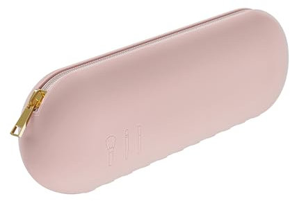 YSDYY Trousse de Maquillage en Silicone Rose - Pratique pour les Voyages et Affaires, Rangement des Pinceaux de Maquillage