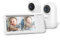 momcozy Babyphone mit 2 Kameras 5 Zoll 1080P Split-Screen-Video-Babyphone mit integriertem Weitwinkelobjektiv, mit Kamera und Audio Kein WLAN, 5000-mAh-Akku Infrarot-Nachtsicht 960 Fuß Reichweite