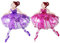 XXL Palloncini Principessa del Balletto, Palloncini Rosa e Viola Ballerina, Palloncini Compleanno Ragazze del Balletto per Feste di Compleanno per Bambini, Baby Shower, Regali Balletto