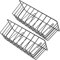 WOONEKY 2stücke Rabbit Hay Feeder Für Käfige Waschbare Heuraufe Für Kaninchen Meerschweinchen Und Andere Kleintiere Multi-funktionales Design Leicht Und Platzsparend
