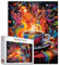 Cup of Coffee Jigsaw Puzzle 1000 Pieces Puzzles for Adults, Graffitic Breakfast Coffee Jigsaw Puzzles for Challenging Family Activity Games DIY Puzzle for Home Wall Decor Gifts - 20 x 27 Inches